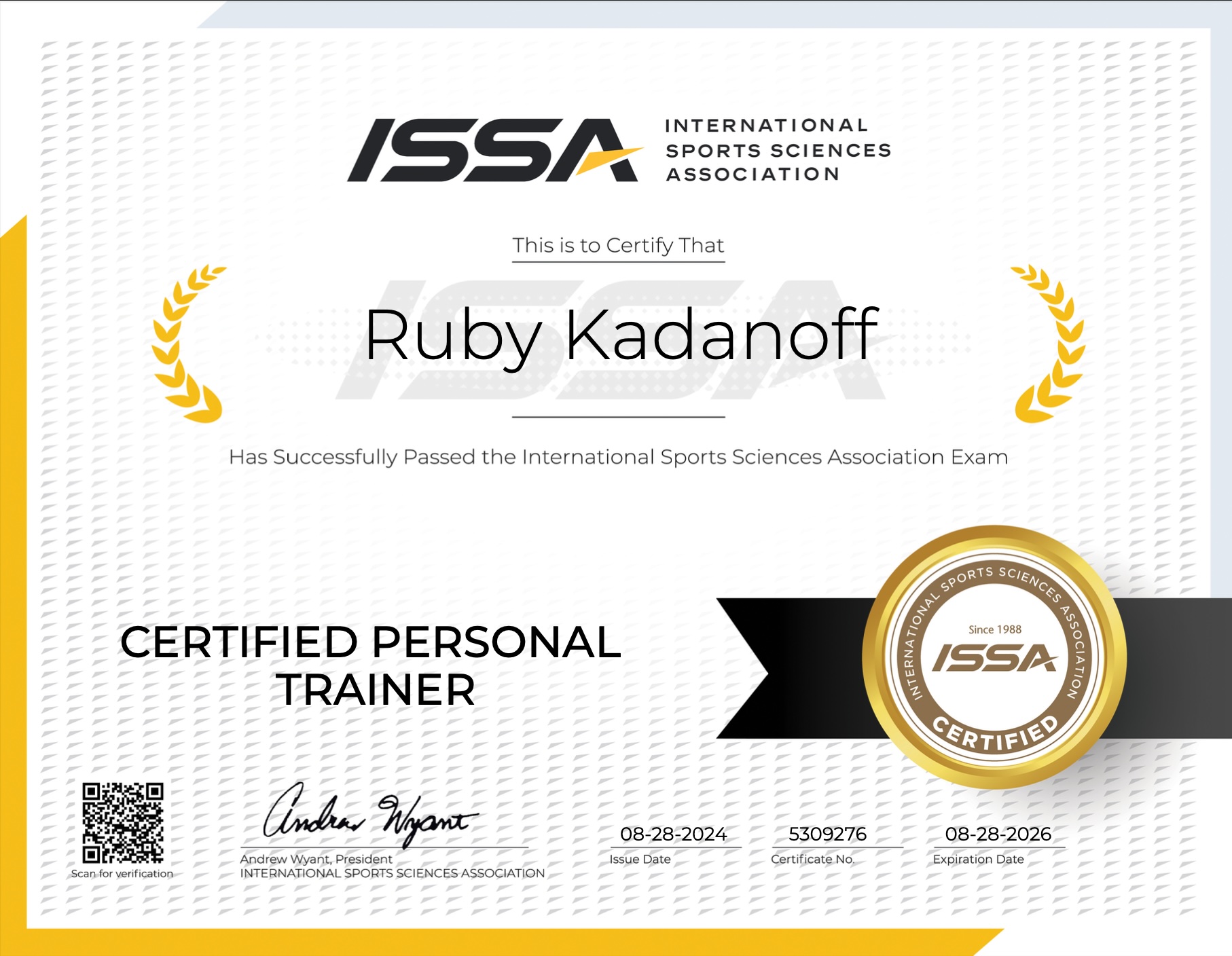 ISSA Certification